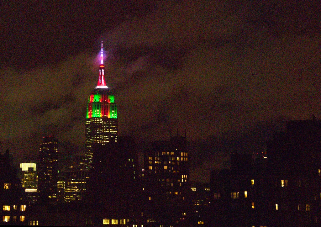 EMPIRE STATE BUILDING, CHRISTMAS